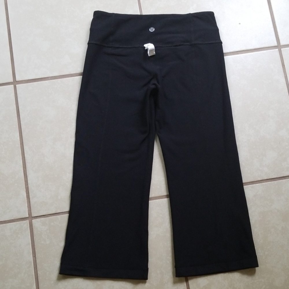 LULULEMON Reversible Cropped Pant Size 4 - Picture 7 of 8